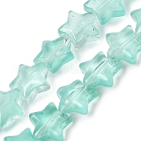 Прозрачный стеклянный бисер нить&nbsp;GLAA-K057-01E