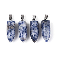 Природные подвески содалитом&nbsp;G-N349-16P-03