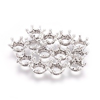 Тибетском стиле сплав шарик крышки&nbsp;PALLOY-WH0054-02AS