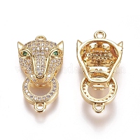 Соединители из латуни с микрочастицами и кубическим цирконием&nbsp;ZIRC-K081-45G