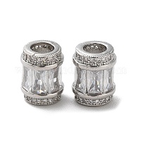 Латунные микро проложить Цирконий Европейский бисером&nbsp;KK-F872-03P