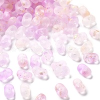 Прозрачные матовые акриловые бусины градиентного цвета&nbsp;X1-OACR-M023-06E