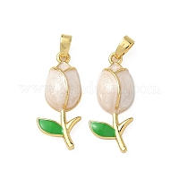 Латунь эмаль подвески&nbsp;KK-I371-33G-01