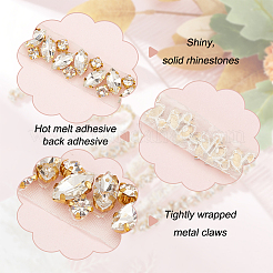 1 ярд хрустальной цепочки для свадебного пояса со стразами горячей фиксации DIY-FG0004-44A