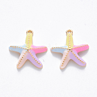 Латунь эмаль подвески&nbsp;KK-T049-050G-02-NF