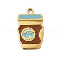 Подвески из нержавеющей стали 304 с эмалью&nbsp;STAS-I336-01G-01