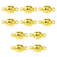 10шт круглые латунные магнитные застежки с петлями&nbsp;KK-FS0001-34G