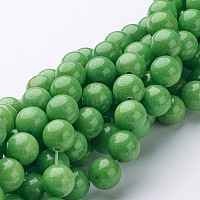 Естественно Mashan нефрита круглые бусины нити&nbsp;X-G-D263-8mm-XS17