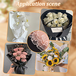 Полиэфирная сетка для обертывания цветочных букетов&nbsp;DIY-WH0542-38C