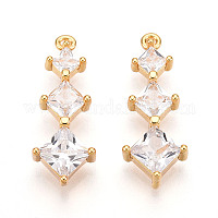 Латунные микро проложить кубического циркония подвески&nbsp;KK-N261-118A-G