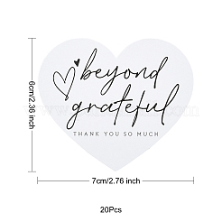 20 шт. поздравительная открытка из мелованной бумаги DIY-YW0012-24A