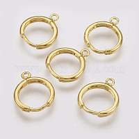 Латунные серьги-обручи&nbsp;X-KK-R058-143G