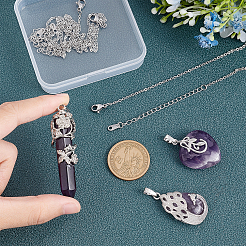 Набор для изготовления ожерелья из драгоценных камней своими руками&nbsp;DIY-SC0019-15