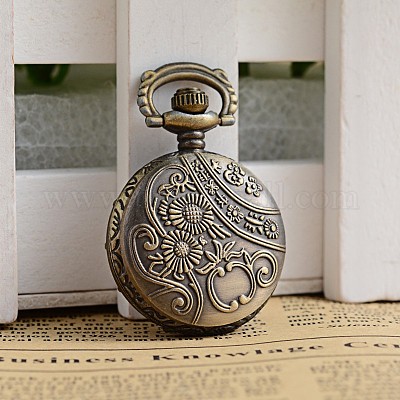 Ретро античная бронза сплав стекла головки часы WACH-H016-13-1