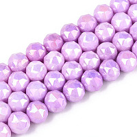 Антикоррозийные гальванические стеклянные бусины&nbsp;GLAA-N010-10mm-07