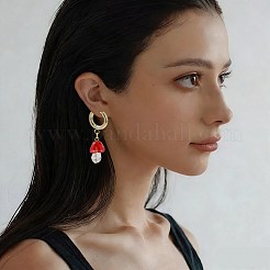 16 шт. фурнитура для сережек-колец Huggie Hoop из нержавеющей стали 201&nbsp;STAS-FS0002-27A