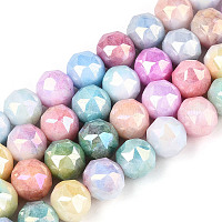 Антикоррозийные гальванические стеклянные бусины&nbsp;GLAA-N010-10mm-02