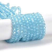 Стеклянные бусины с гальваническим покрытием &nbsp;EGLA-A035-J4mm-A04