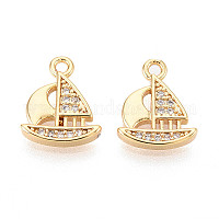 Латунные микро проложить кубического циркония подвески&nbsp;KK-N263-111G