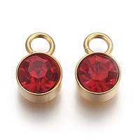 Ионное покрытие (ip) стеклянные подвески со стразами&nbsp;STAS-F189-B11