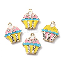 Подвески из цинкового сплава с эмалью&nbsp;ENAM-WH0065-02LG-03