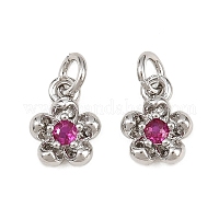 Латунные микро проложить кубического циркония подвески&nbsp;KK-H263-03P