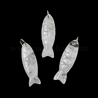 Резные подвески из натуральных кристаллов кварца&nbsp;G-G314-01G-09