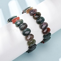 Натуральные индийские агатовые браслеты из граненых бусин&nbsp;BJEW-K251-07D