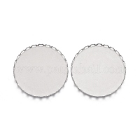Кабошоны из нержавеющей стали марки 304&nbsp;STAS-P249-16B-P