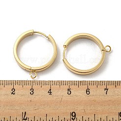 201 фурнитура для сережек-колец Huggie Hoop из нержавеющей стали&nbsp;STAS-A167-01W-G