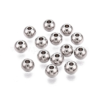 Бусины из нержавеющей стали 201&nbsp;STAS-R033-5mm