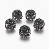 Латунные микро проложить кубического циркония бусы&nbsp;LS-ZIRC-S053-YS040B-3
