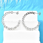 Серьги-гвоздики из нержавеющей стали 304 EJEW-F361-21P