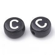 Непрозрачные акриловые бусины SACR-N002-02C