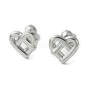 Серьги-гвоздики из нержавеющей стали марки 304 EJEW-Q801-02P