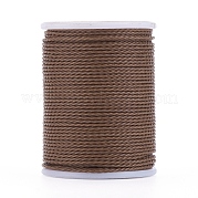 Круглый вощеный полиэфирный шнур YC-G006-01-1.0mm-03