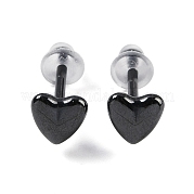 Серьги-гвоздики из фарфора EJEW-H007-01E