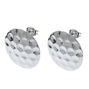 Серьги-гвоздики из нержавеющей стали 201 EJEW-K270-15P