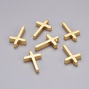 Латунные крошечные крестики KK-L189-05G