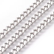 304 Stainless Steel Twisted Chains Curb Chain CHS-R001-1.0mm