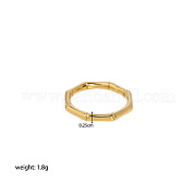 Кольцо из бамбука из нержавеющей стали GY8845-15