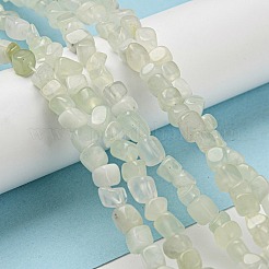 Nuevas cadenas de abalorios de jade naturales&nbsp;G-F465-57