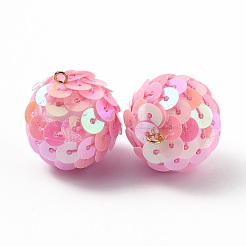Funkelnde Paillette-Kunststoff-Anhängerdekorationen&nbsp;LS-FIND-H211-A-04