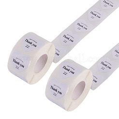 2 Rolle Herz mit Dankesrollenaufklebern&nbsp;DIY-TA0013-58A