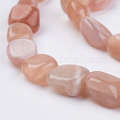 Natürliche sunstone Perlen Stränge&nbsp;G-F439-04