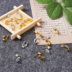 Messing-Clip auf Ohrring-Wandler&nbsp;KK-TA0007-43