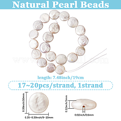 1 Strang natürliche Keshi-Perlen&nbsp;PEAR-LT0001-19