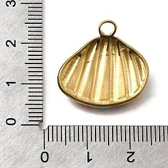 Pendentifs en acier inoxydable 304 émaillés&nbsp;STAS-Z163-21G-06