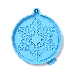 Moules en silicone pour grands pendentifs sur le thème de noël&nbsp;DIY-L067-B08