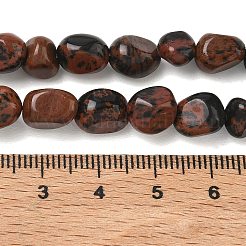 Natur Mahagoni Obsidian Perlen Stränge&nbsp;G-C286-A05